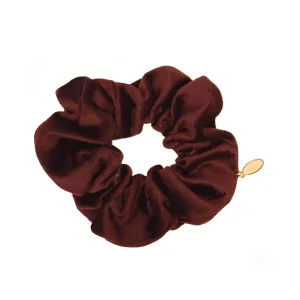 Hårstrikk scrunchies velur liten