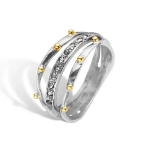 Lotus Trio Pavé, ring (Str 54)