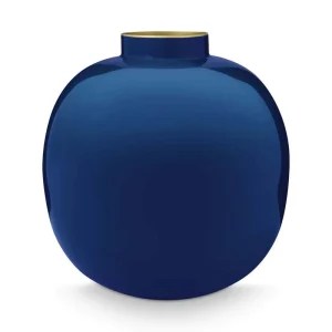 Metall vase – Blå